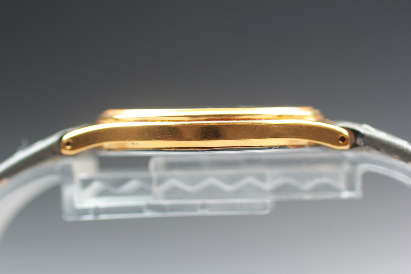 Vtg.1991 [N MINT] SEIKO DOLCE 8J41-6100 Round 31mm Gold Quartz Men's Watch JAPAN