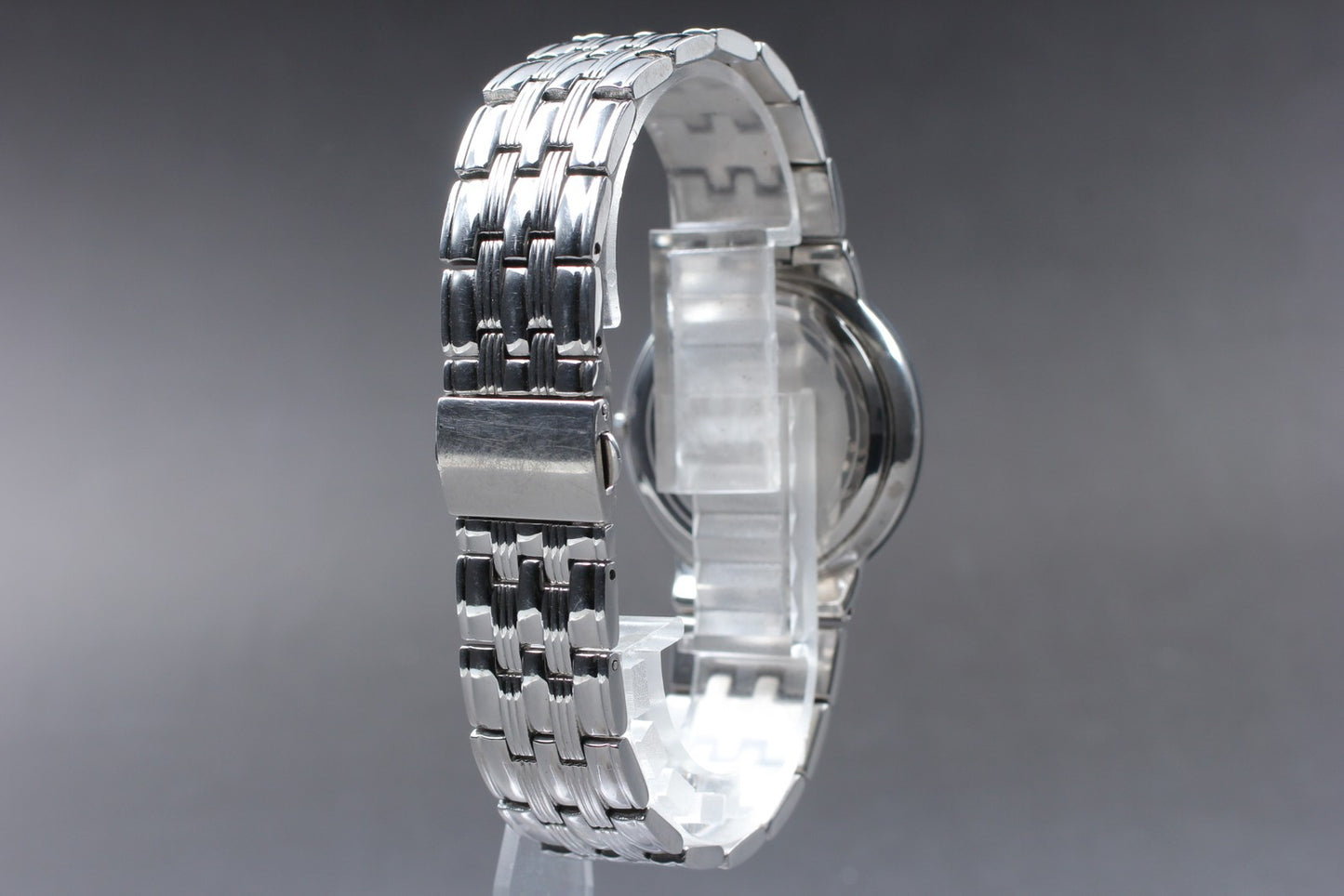 MINT / New Batt ORIENT EXPRESS OE-8039 Black Tungsten 34mm Men's Watch JAPAN