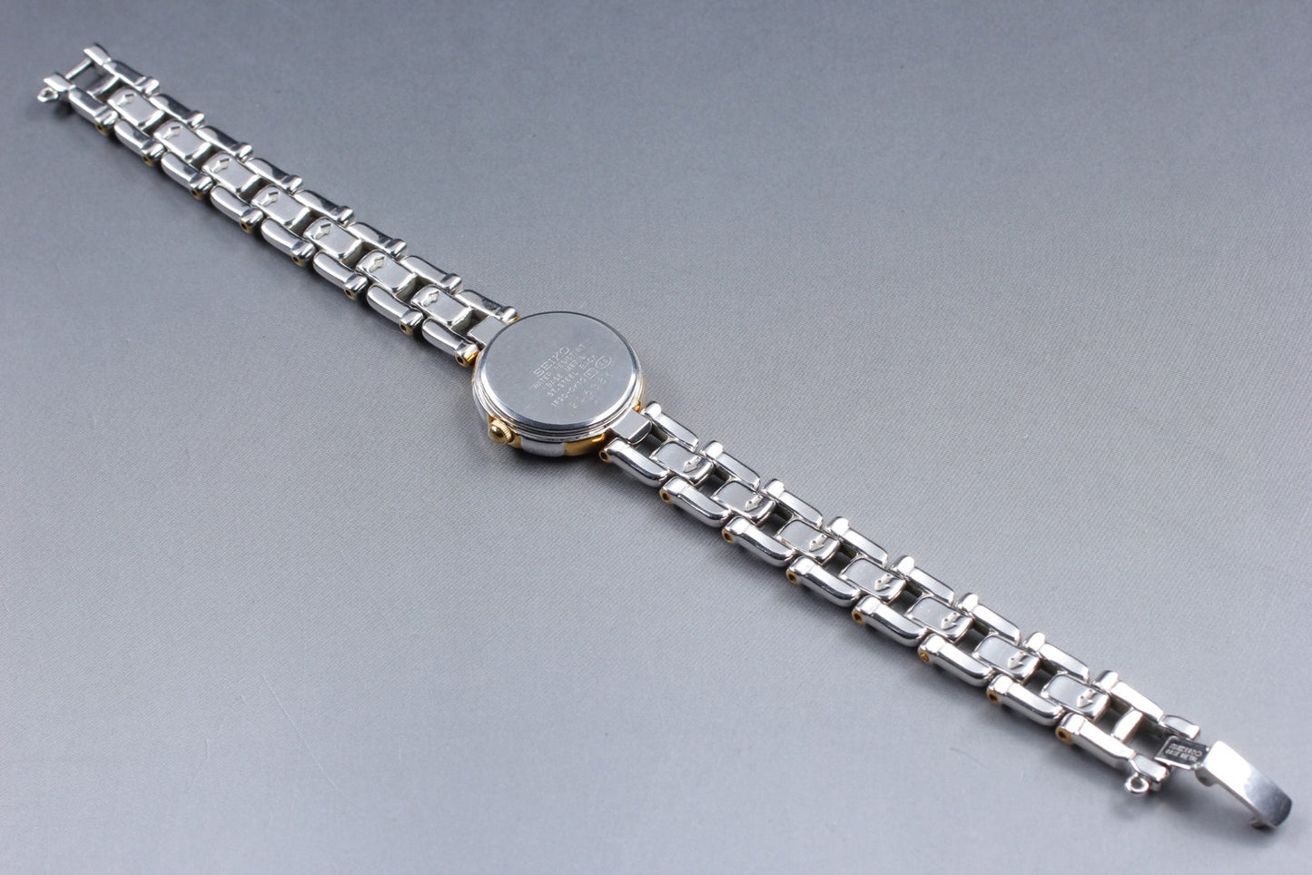 Vtg.1992 [N MINT] SEIKO TISSE 1F20-0K10 Gold Bracelet Quartz Ladies Watch JAPAN