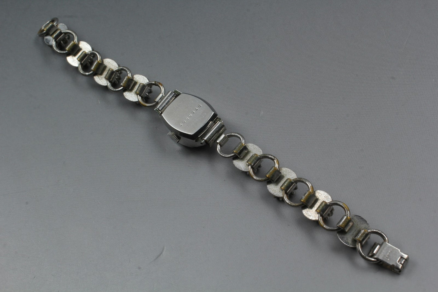 Vtg.1974 [N MINT] SEIKO 29-703 Cut-Glass 15mm Bracelet Manual Ladies Watch JAPAN