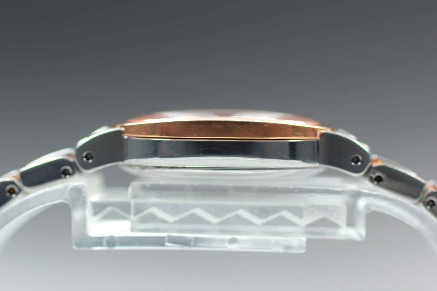 Vtg.1997 [N MINT] SEIKO LUKIA 1F21-0A20 21mm two tone Quartz Ladies Watch JAPAN