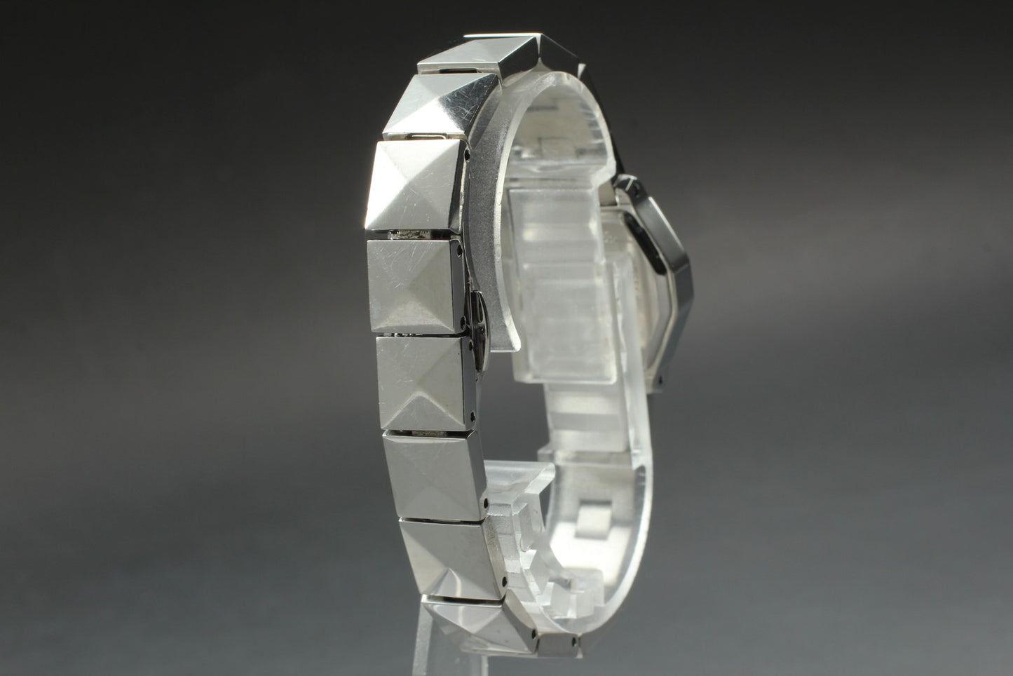 Vintage.[N MINT] DIESEL DZ-5228 Stud Embellished Watch Quartz Ladies From JAPAN