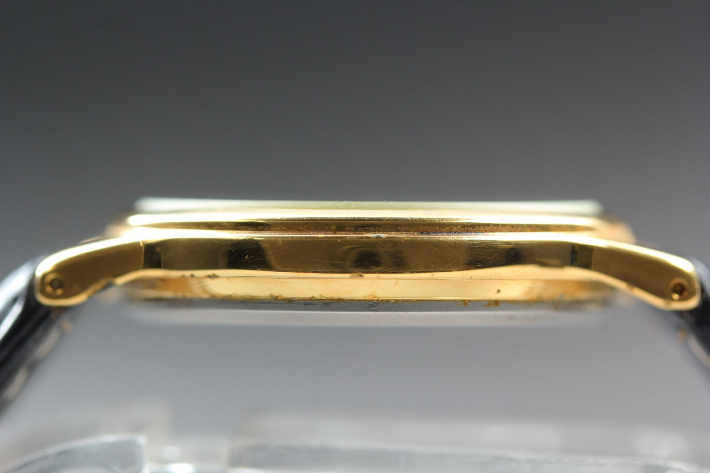 Vtg.1996 [ N MINT ] SEIKO ALBA V501-6K80 33mm Gold Quartz Men's Watch JAPAN