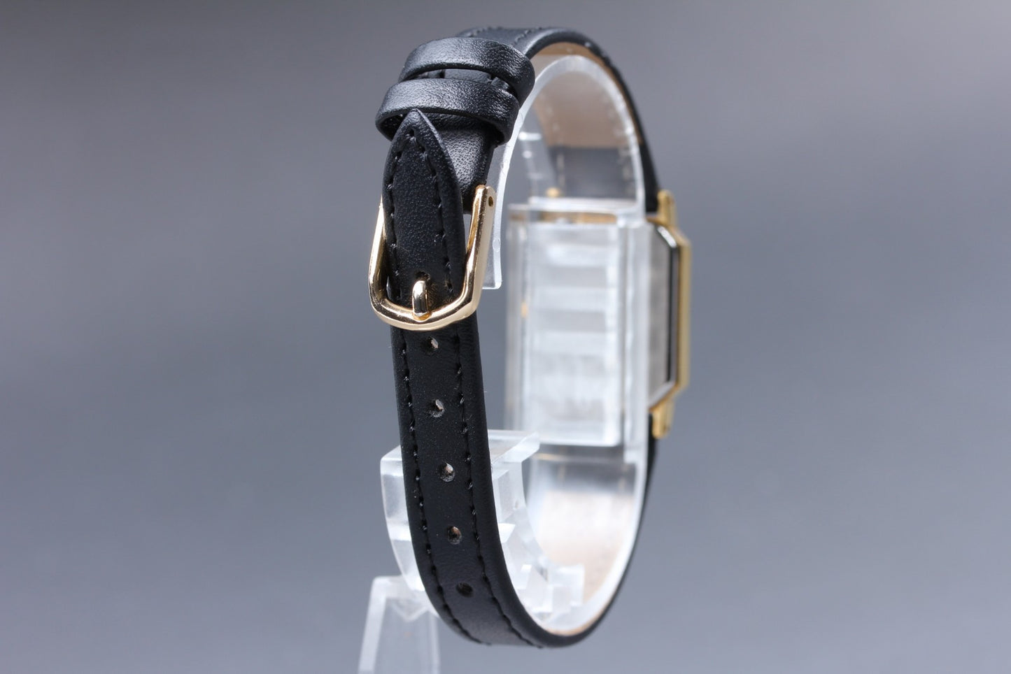 Vtg. 1985 [N MINT ] SEIKO 2C20-6500 Tank 18mm Octagon Gord Quartz Ladies JAPAN