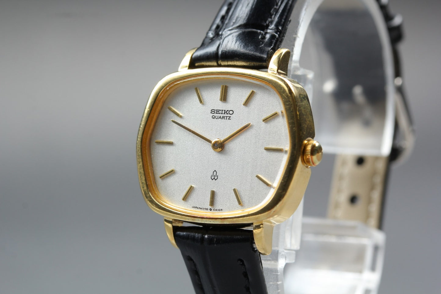 Vtg. 1988 [N MINT] SEIKO 4720-5120 Hexagon 27mm Quartz Ladies Watch From JAPAN