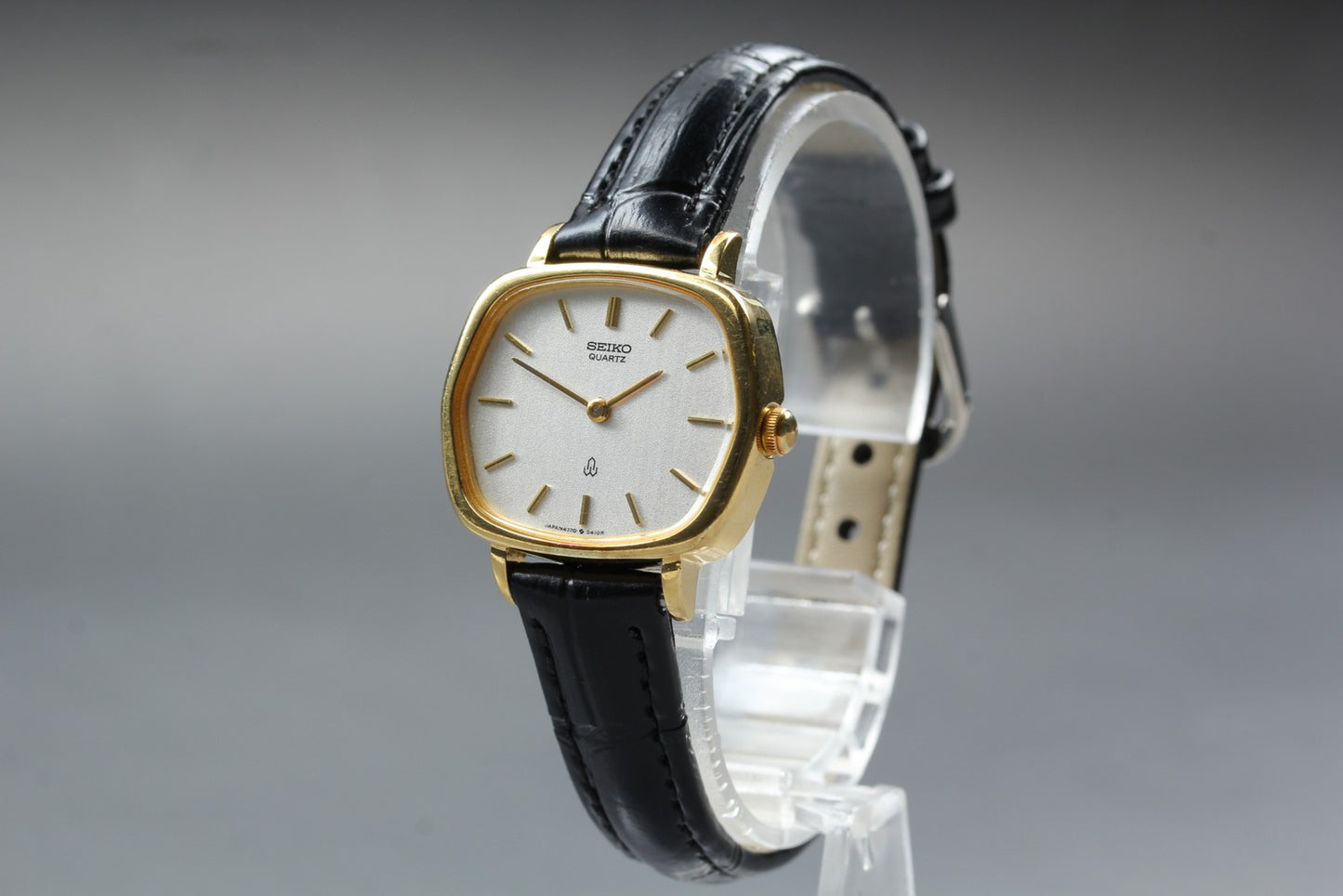 Vtg. 1988 [N MINT] SEIKO 4720-5120 Hexagon 27mm Quartz Ladies Watch From JAPAN