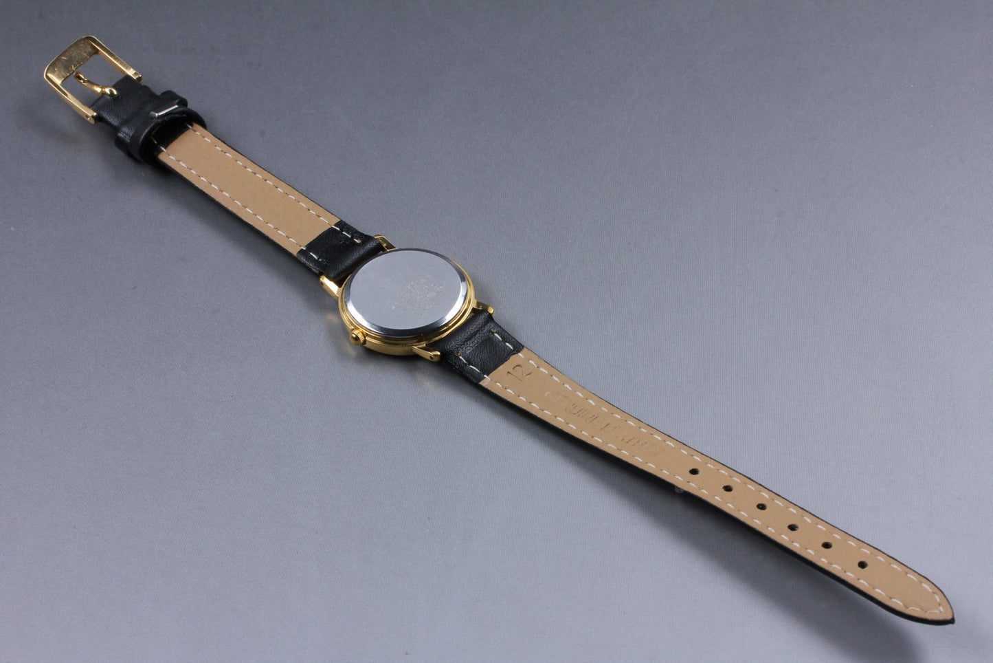 Vtg.1985[ N MINT ] SEIKO SPIRIT 1F21-0H70 23.5mm Gold Quartz Ladies Watch JAPAN