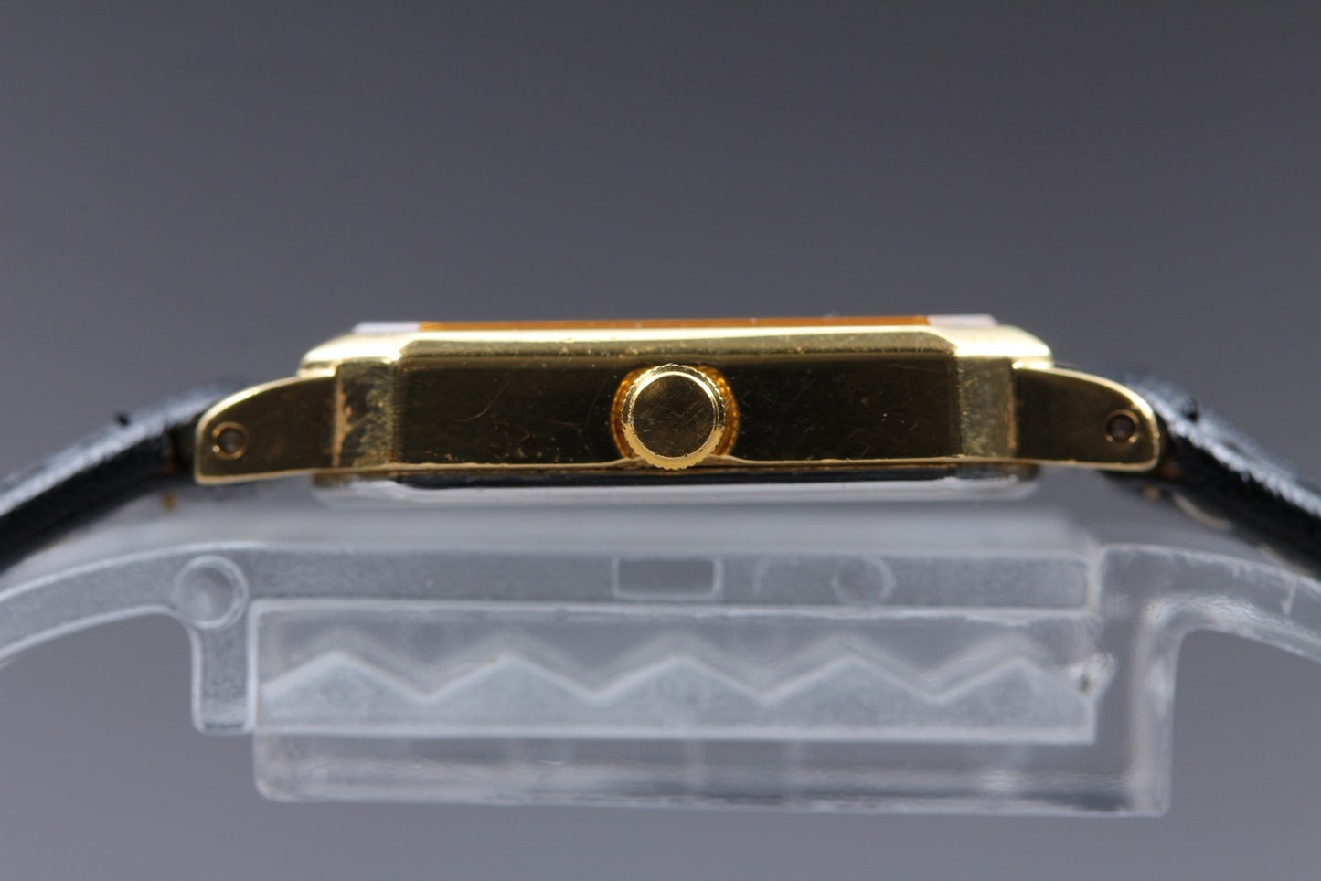 Vtg. 1985 [N MINT ] SEIKO 2C20-6500 Tank 18mm Octagon Gord Quartz Ladies JAPAN