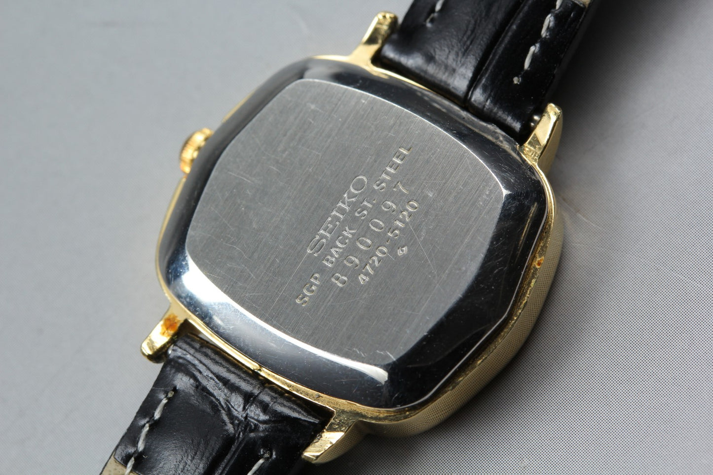 Vtg. 1988 [N MINT] SEIKO 4720-5120 Hexagon 27mm Quartz Ladies Watch From JAPAN