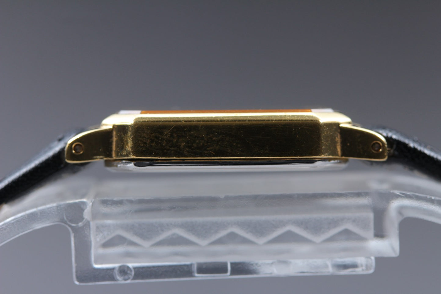 Vtg. 1985 [N MINT ] SEIKO 2C20-6500 Tank 18mm Octagon Gord Quartz Ladies JAPAN