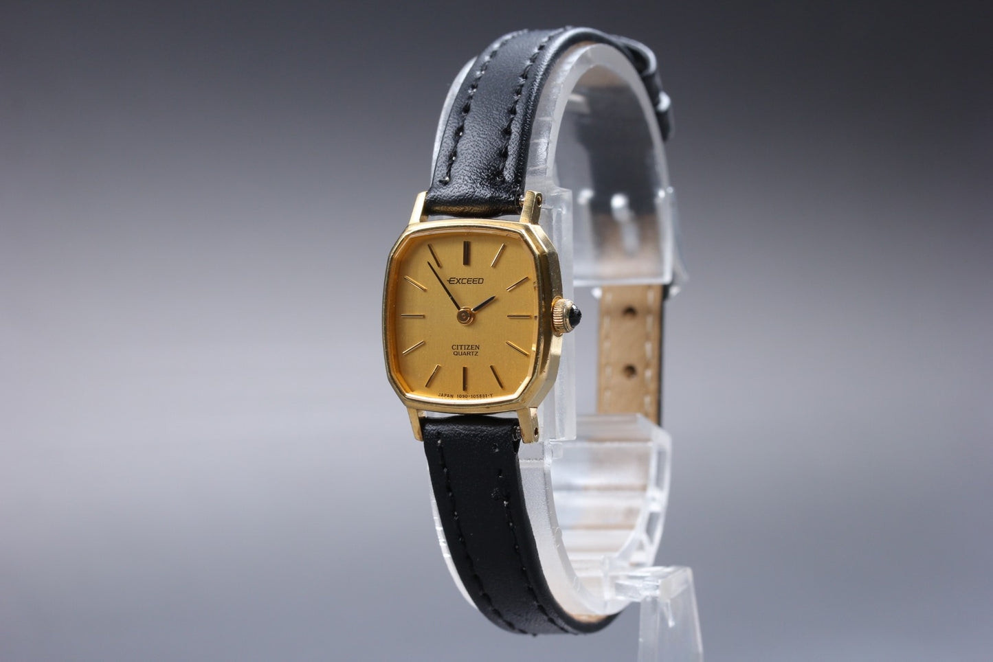 Vtg. [N MINT] CITIZEN EXCEED 4-102886 Y 19.5mm Gold Quartz Ladies Watch JAPAN