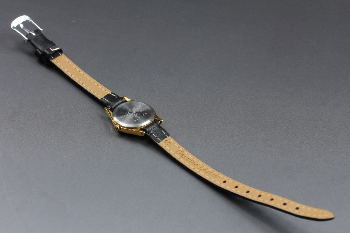 Vtg. 1990 [N MINT] SEIKO 2Y01-0A10 20.5mm Roman Gold Quartz Ladies Watch JAPAN