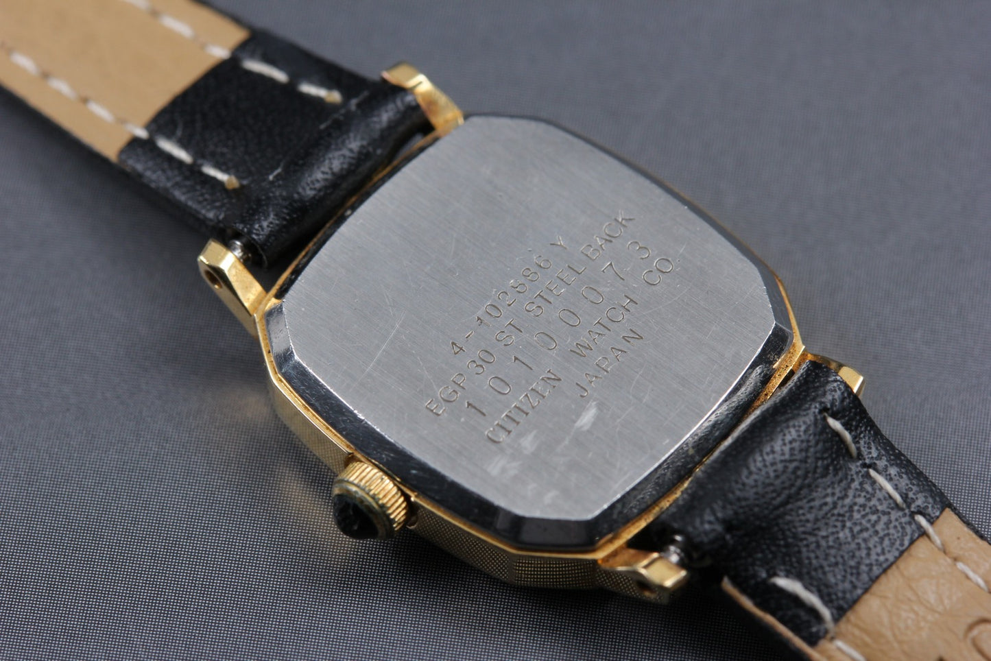 Vtg. [N MINT] CITIZEN EXCEED 4-102886 Y 19.5mm Gold Quartz Ladies Watch JAPAN