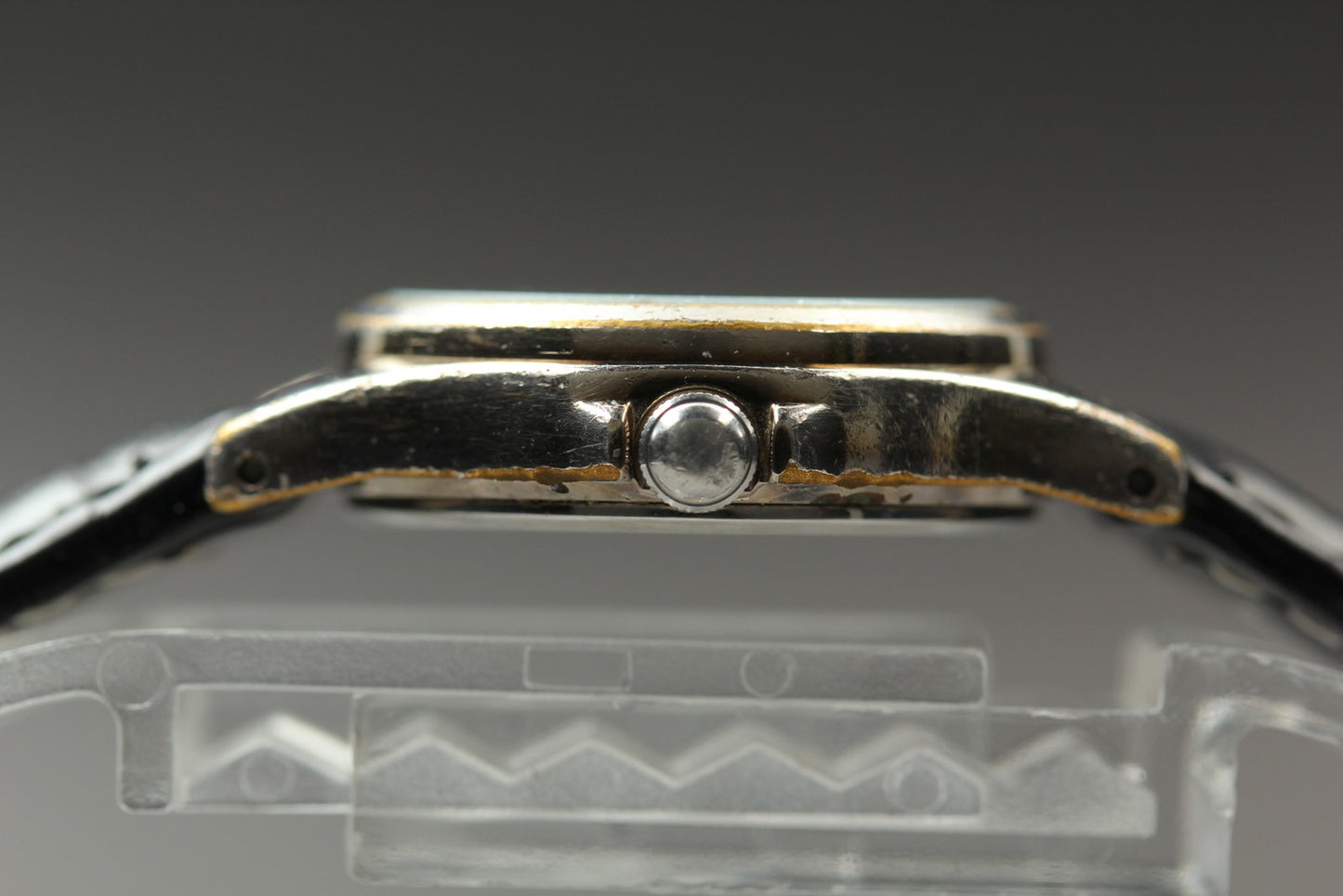 Vtg. 1994[N MINT] SEIKO ALBA V782-0500 Day 25mm Silver Quartz Ladies Watch JAPAN