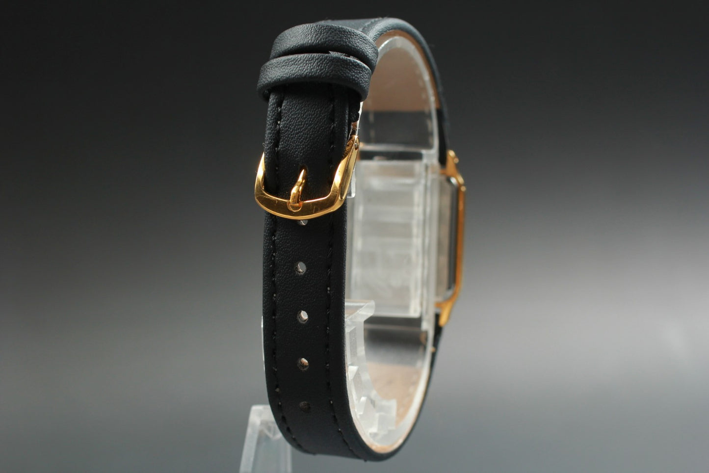Vtg.1990 [N MINT ] SEIKO 7321-6280 Tank 20mm Gold Quartz Ladies Watch JAPAN