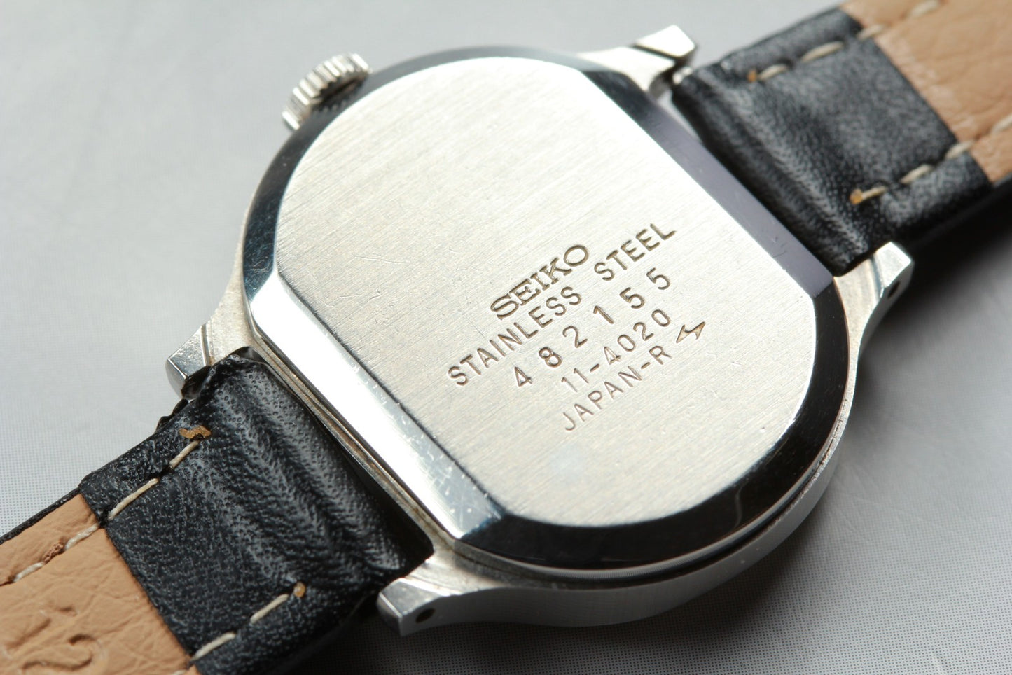 Vtg. [N MINT] SEIKO Socie 11-4020 Roman 28mm Silver Manual Ladies Watch JAPAN