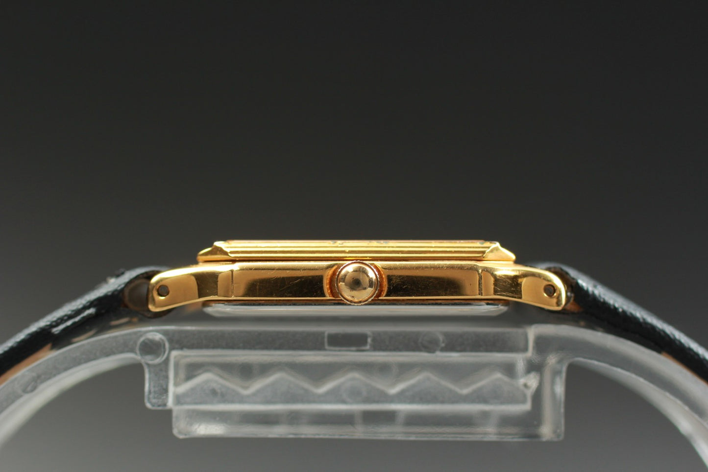 Vtg.1990 [N MINT ] SEIKO 7321-6280 Tank 20mm Gold Quartz Ladies Watch JAPAN