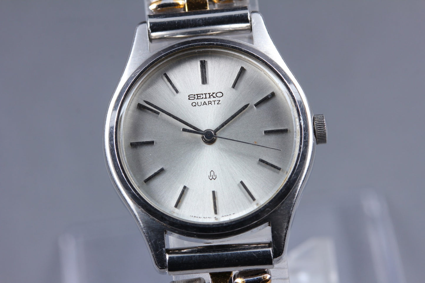 Vtg. 1989[N MINT] SEIKO 2621-0080 Bracelet 25mm Silver Quartz Ladies Watch JAPAN