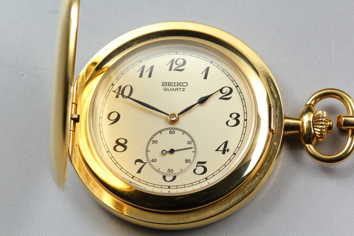 Vtg.1997 [N MINT] SEIKO 7N07D Prime Minister’s Presentation Pocket Watch JAPAN