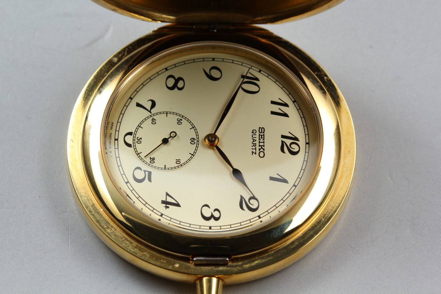 Vtg.1997 [N MINT] SEIKO 7N07D Prime Minister’s Presentation Pocket Watch JAPAN