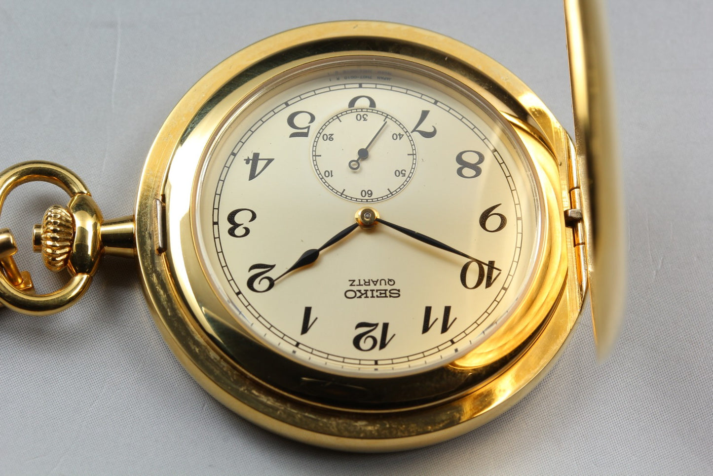 Vtg.1997 [N MINT] SEIKO 7N07D Prime Minister’s Presentation Pocket Watch JAPAN