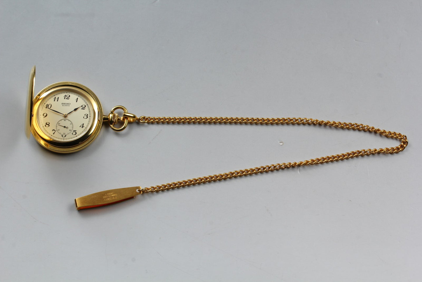 Vtg.1997 [N MINT] SEIKO 7N07D Prime Minister’s Presentation Pocket Watch JAPAN