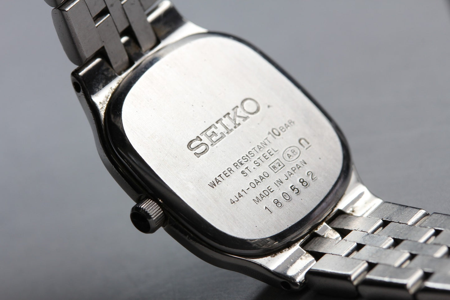 Vtg.2001 [N MINT] SEIKO EXCELINE 4J41-0AA0 21mm Quartz Ladies Watch From JAPAN