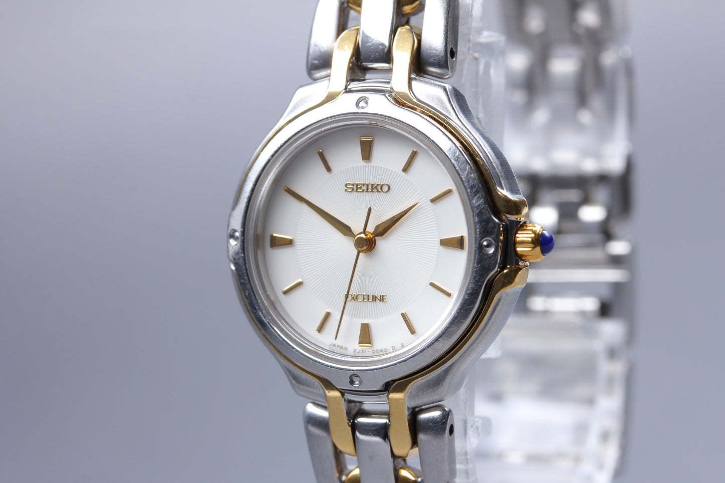 Vtg. 1995 [N MINT] SEIKO EXCELINE 2J31-0020 Bracelet Quartz Ladies Watch JAPAN