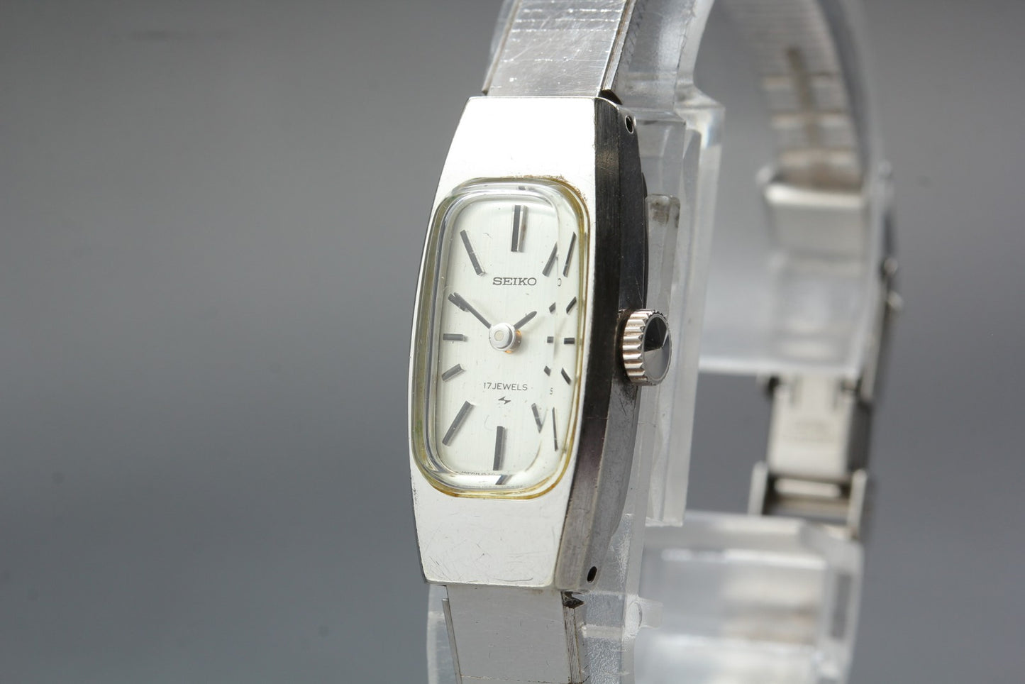 Vtg. [N MINT] SEIKO 1520-3400 Bracelet Silver Quartz Ladies Watch From JAPAN