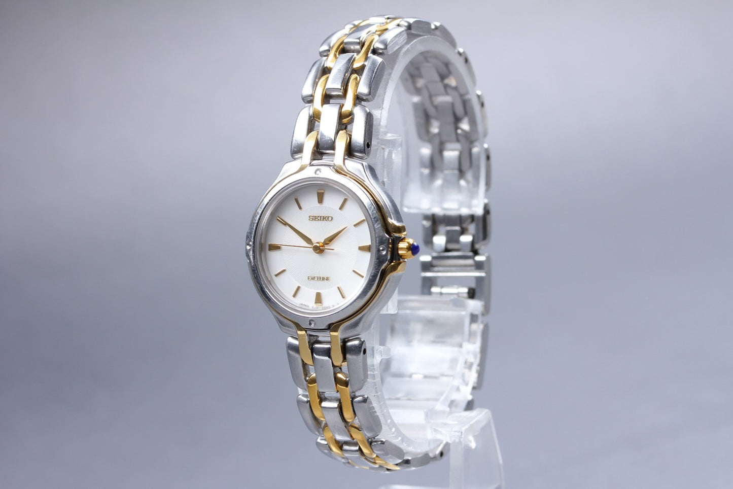 Vtg. 1995 [N MINT] SEIKO EXCELINE 2J31-0020 Bracelet Quartz Ladies Watch JAPAN