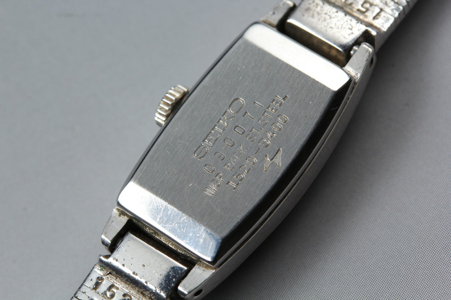 Vtg. [N MINT] SEIKO 1520-3400 Bracelet Silver Quartz Ladies Watch From JAPAN