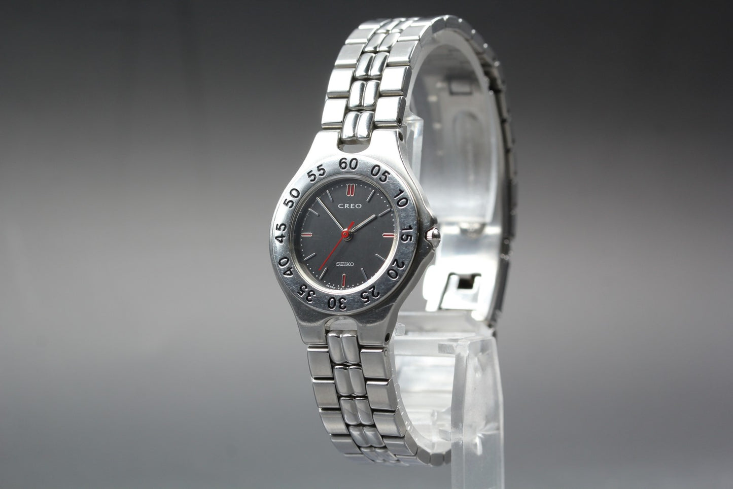 Vtg. 1999 [Near MINT] SEIKO CREO 1F21-0B80 Bracelet Quartz Ladies Watch JAPAN