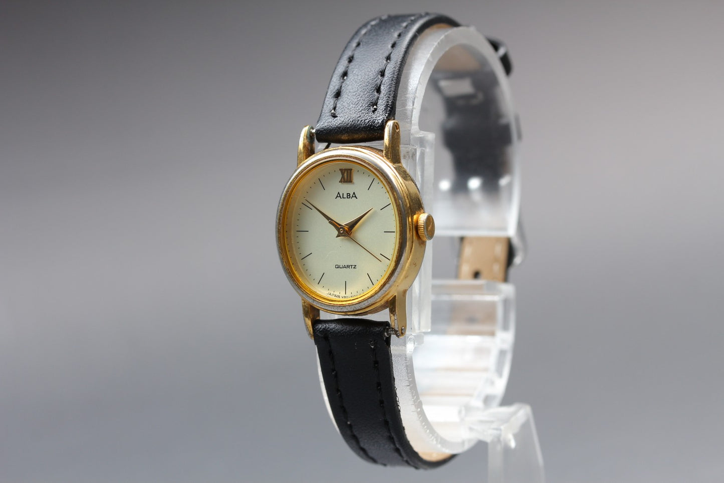 Vtg. 1994 [N MINT] SEIKO ALBA V811-5350 20mm Gold Quartz Ladies Watch From JAPAN