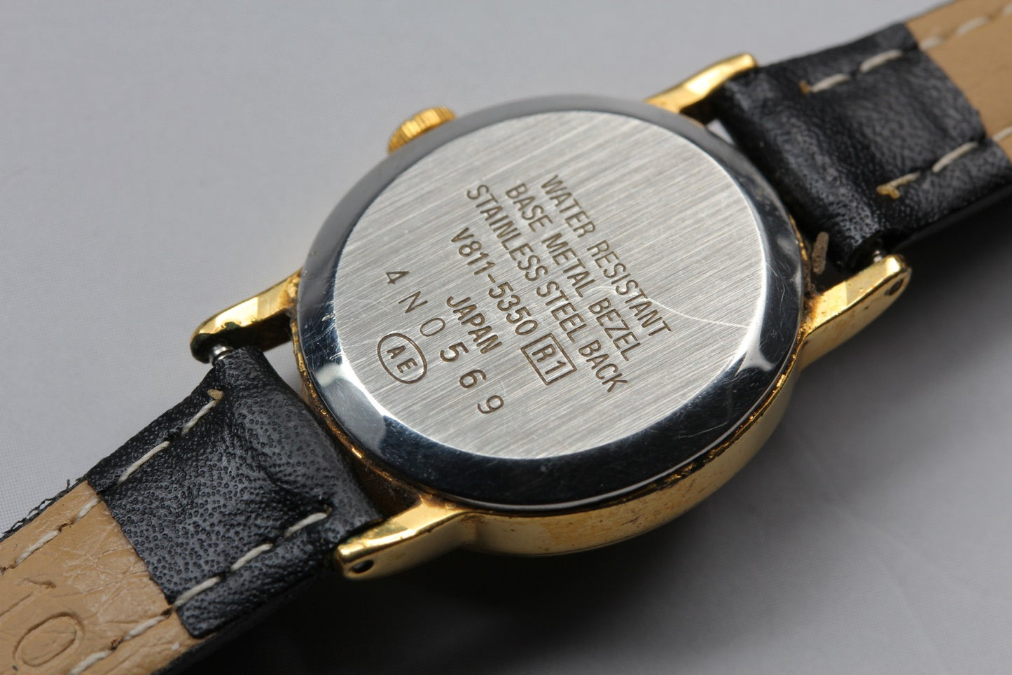 Vtg. 1994 [N MINT] SEIKO ALBA V811-5350 20mm Gold Quartz Ladies Watch From JAPAN