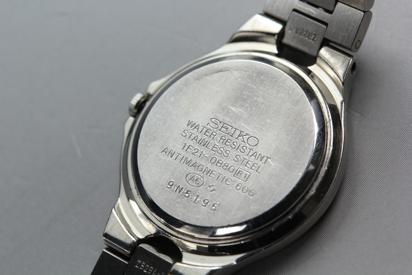 Vtg. 1999 [Near MINT] SEIKO CREO 1F21-0B80 Bracelet Quartz Ladies Watch JAPAN