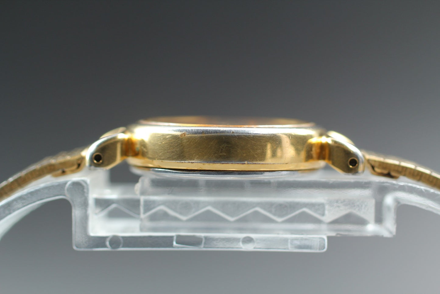 Vtg.2000 [N MINT] SEIKO 4N21-0052 22mm Bracelet Gold Quartz Ladies Watch JAPAN
