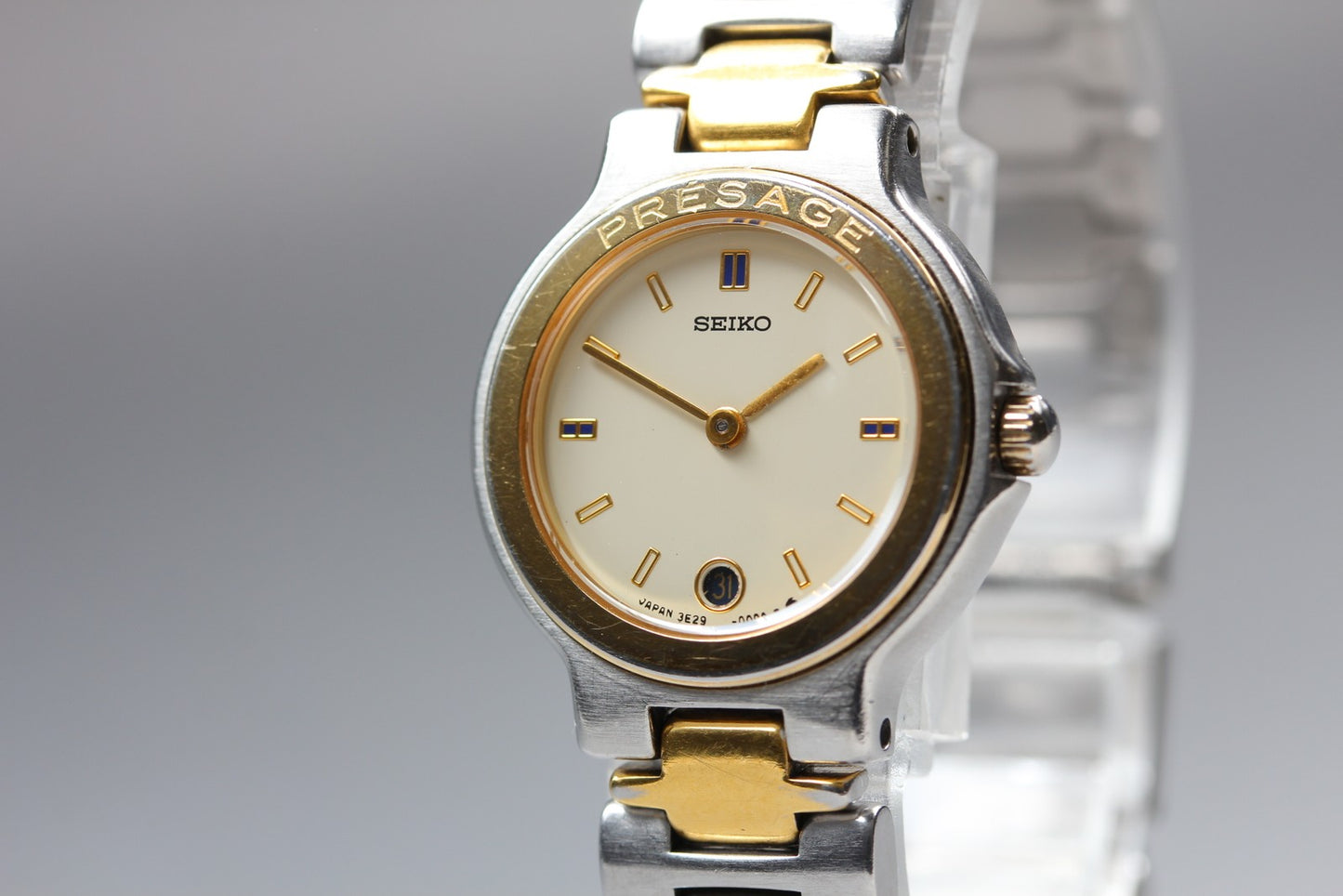 Vtg. 1987 [N MINT] SEIKO Presage 3E29-0050 Bracelet Quartz Ladies Watch JAPAN