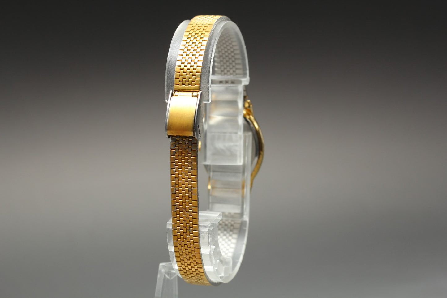 Vtg. [N MINT] CITIZEN CURRENT Y121-AM80 Bracelet Gold Quartz Ladies Watch JAPAN