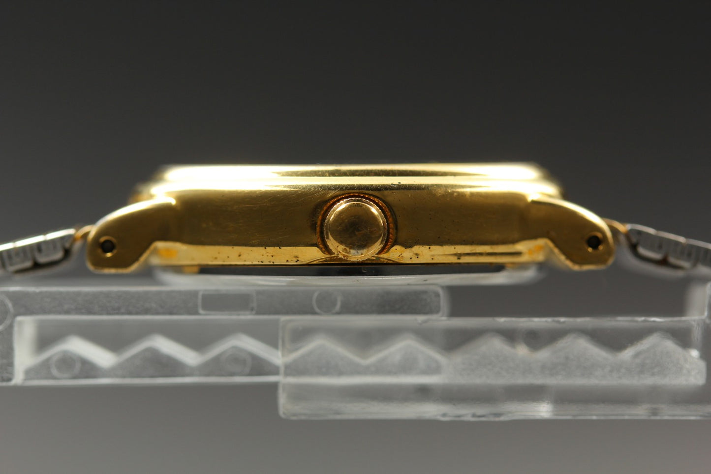 Vtg. [N MINT] CITIZEN CURRENT Y121-AM80 Bracelet Gold Quartz Ladies Watch JAPAN