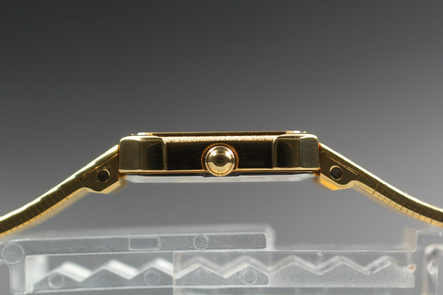 Vtg.1986 [N MINT] SEIKO 7321-5810 Tank 18mm Bracelet Gold Quartz Ladies Watch JP