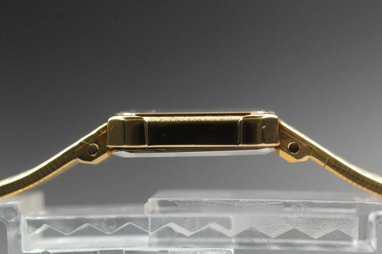 Vtg.1986 [N MINT] SEIKO 7321-5810 Tank 18mm Bracelet Gold Quartz Ladies Watch JP