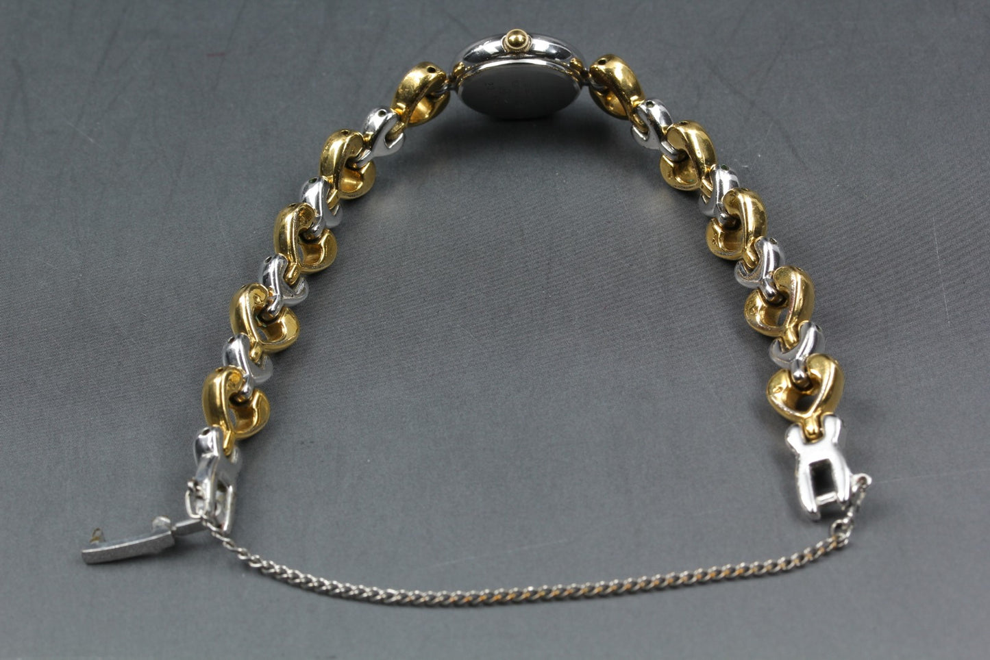 Vtg. [N MINT] SEIKO 1E20-0030 Bracelet Heart Silver Quartz Ladies Watch JAPAN