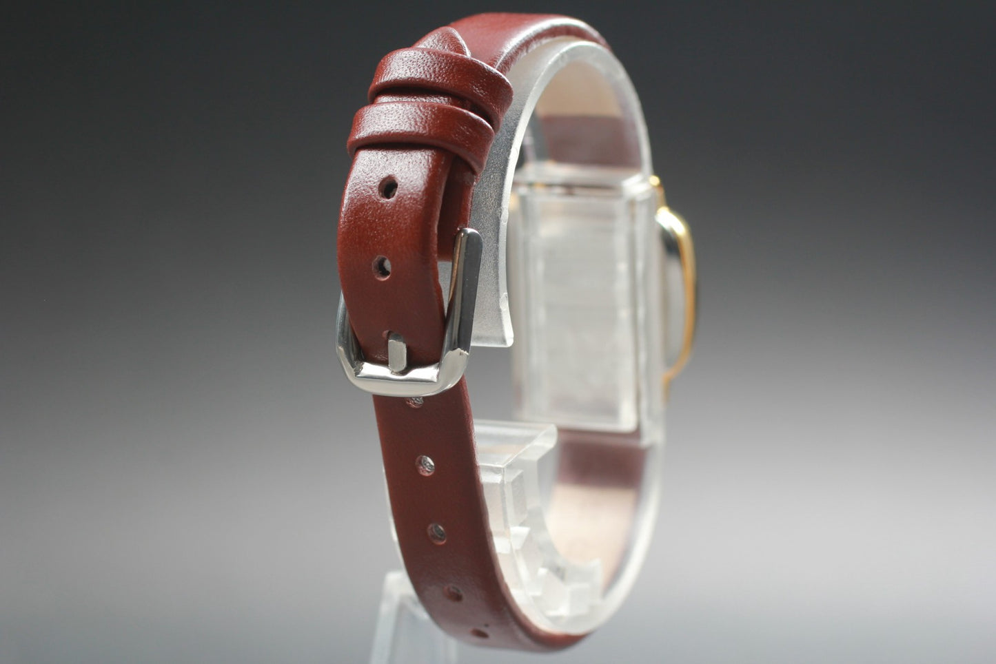 Vin.1994 [N MINT] SEIKO 2320-6930 Square 19mm Gold Quartz Ladies Watch JAPAN