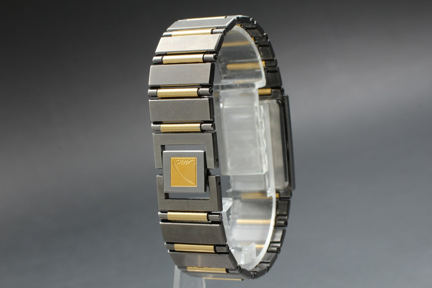 Vin.1985[N MINT] SEIKO ARC 7320-6360 Tank 21mm Bracelet Quartz Men's Watch JAPAN