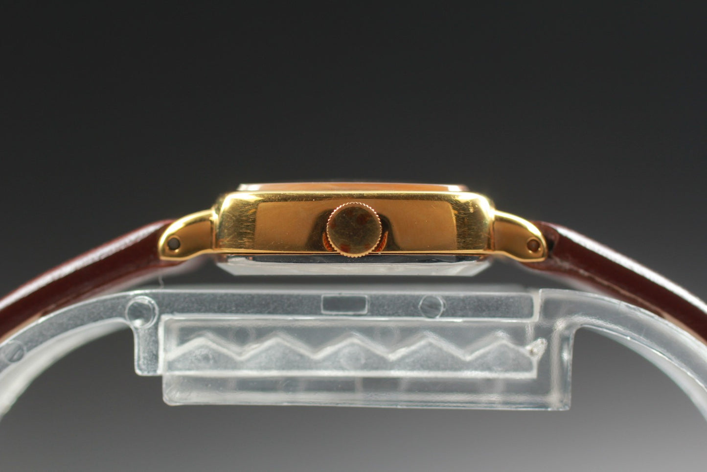 Vin.1994 [N MINT] SEIKO 2320-6930 Square 19mm Gold Quartz Ladies Watch JAPAN