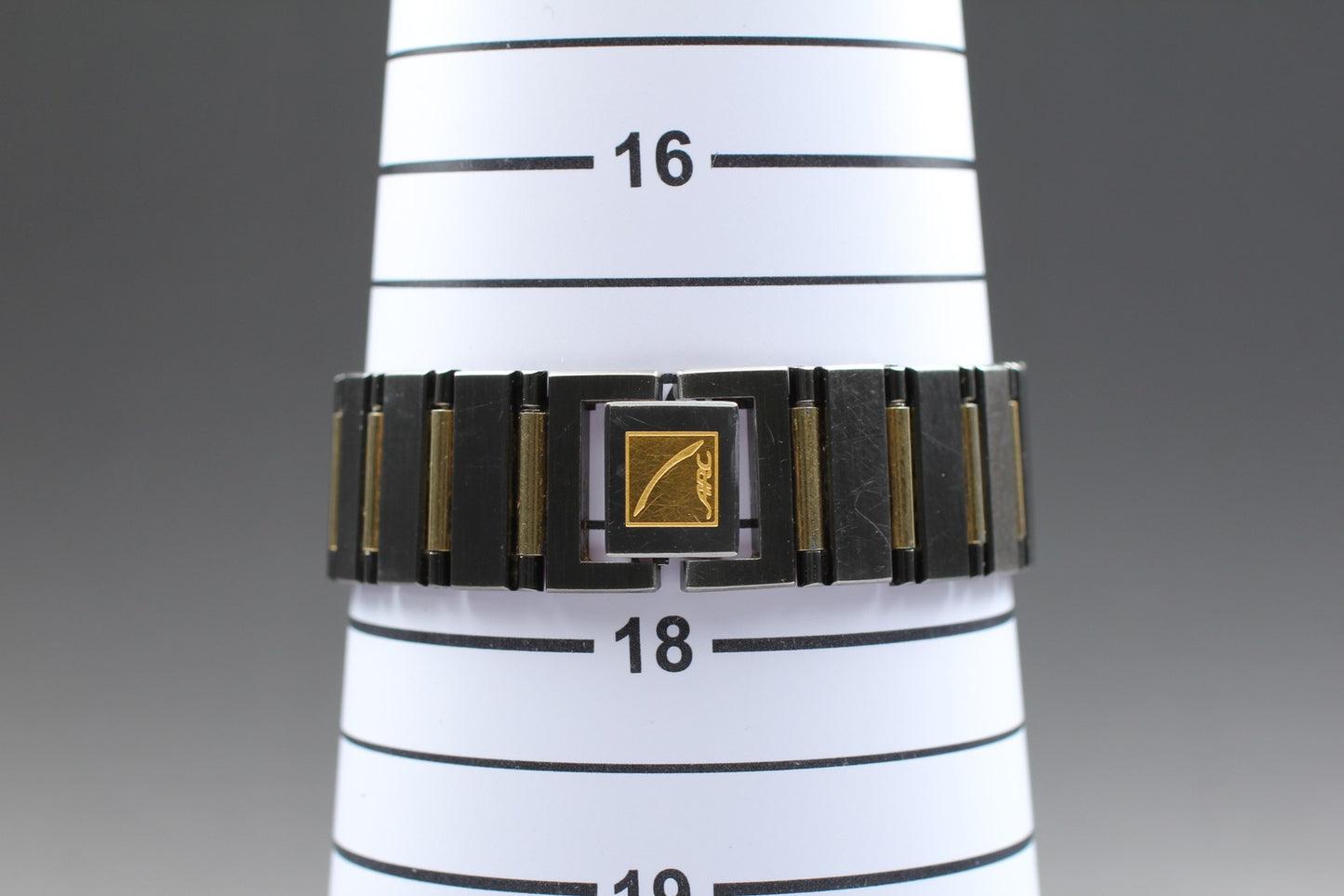 Vin.1985[N MINT] SEIKO ARC 7320-6360 Tank 21mm Bracelet Quartz Men's Watch JAPAN