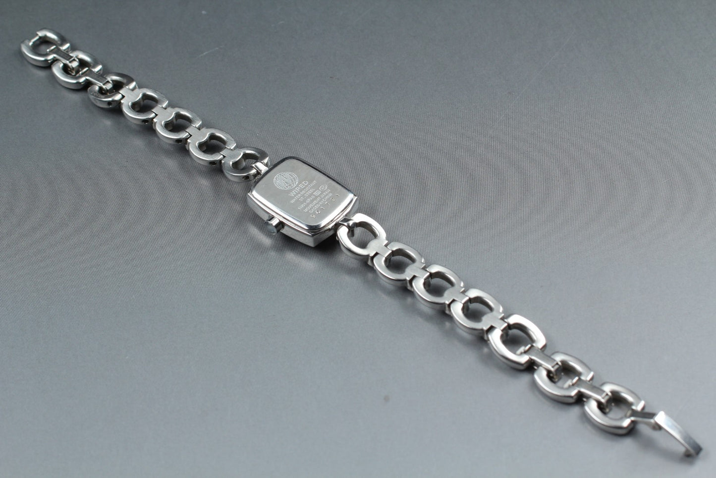 Vtg.1999 [N MINT] SEIKO WIRED 1N01-0PA0 Tank 16mm Quartz Ladies Watch From JAPAN