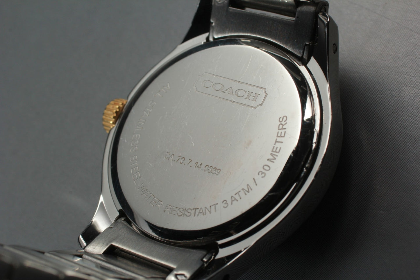 Vintage [N MINT]COACH CA.79.7.14.0839 Quartz	Ladies Watch From JAPAN