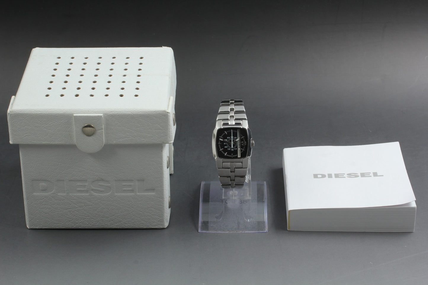 [N MINT Fullset ] DIESEL DZ-5229 Bracelet Black Quartz Ladies Watch From JAPAN