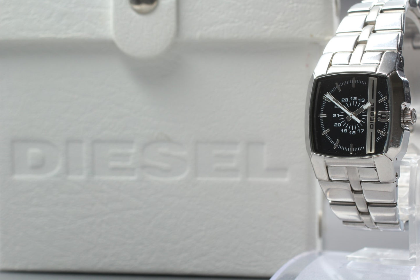 [N MINT Fullset ] DIESEL DZ-5229 Bracelet Black Quartz Ladies Watch From JAPAN